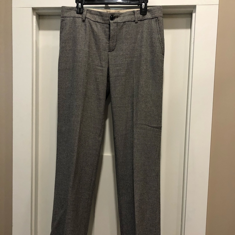 Banana Republic Martin Fit Black & White pants sz8